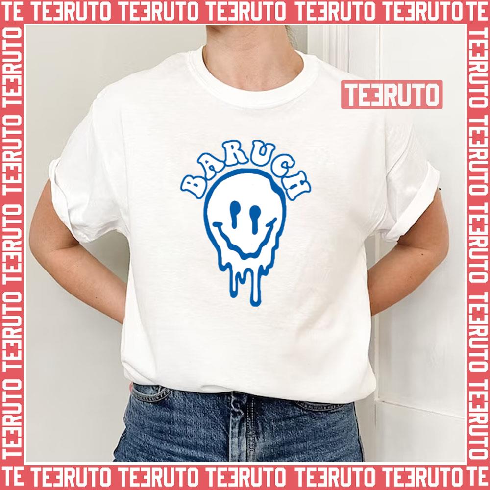 Baruch Melted Smiling Face Baruch College Unisex T-Shirt