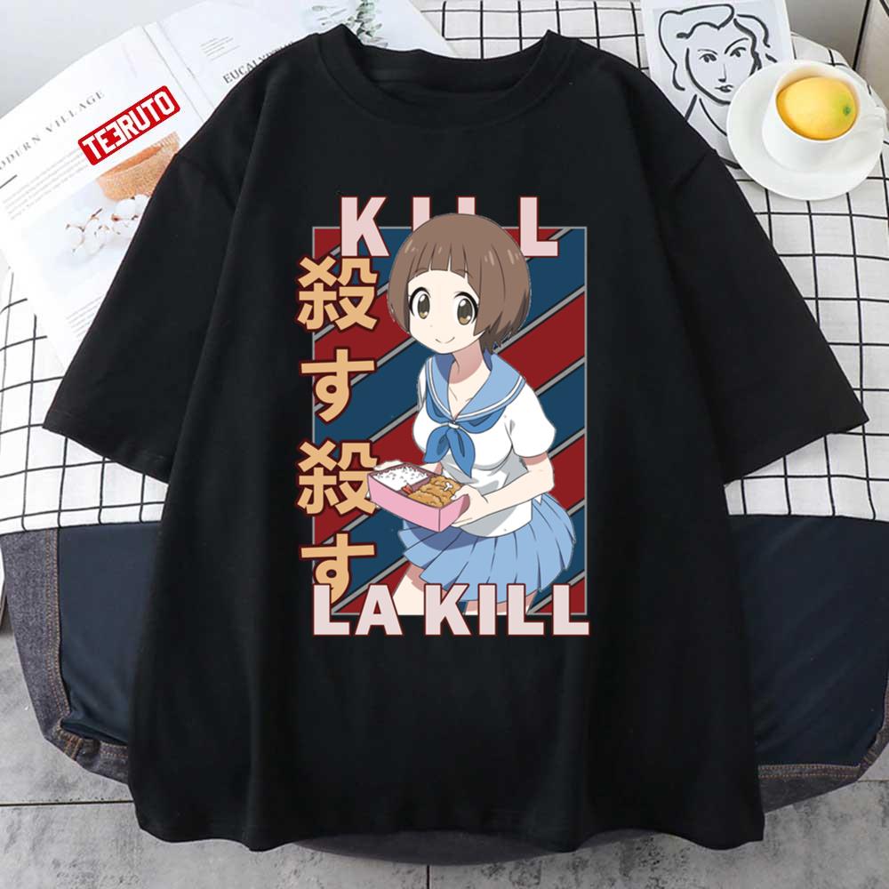 Bento Mako Mankanshoku Kill La Kill Kiru Ra Kiru Retro Blue Red Design Unisex T-shirt