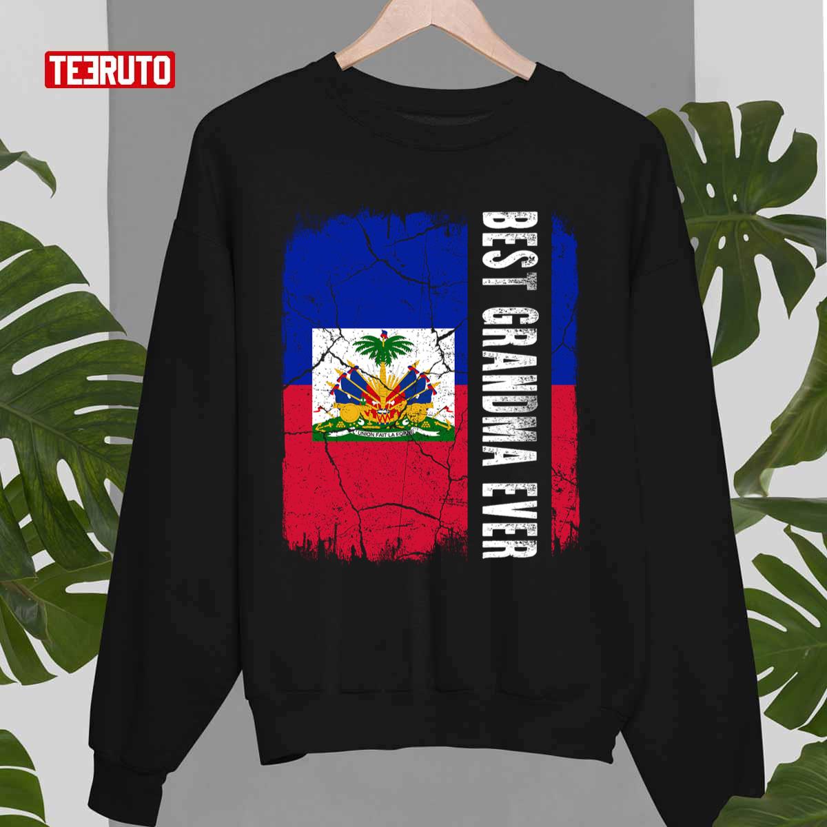 Best Haitian Grandma Ever Haiti Flag Mother's Day Unisex T-Shirt