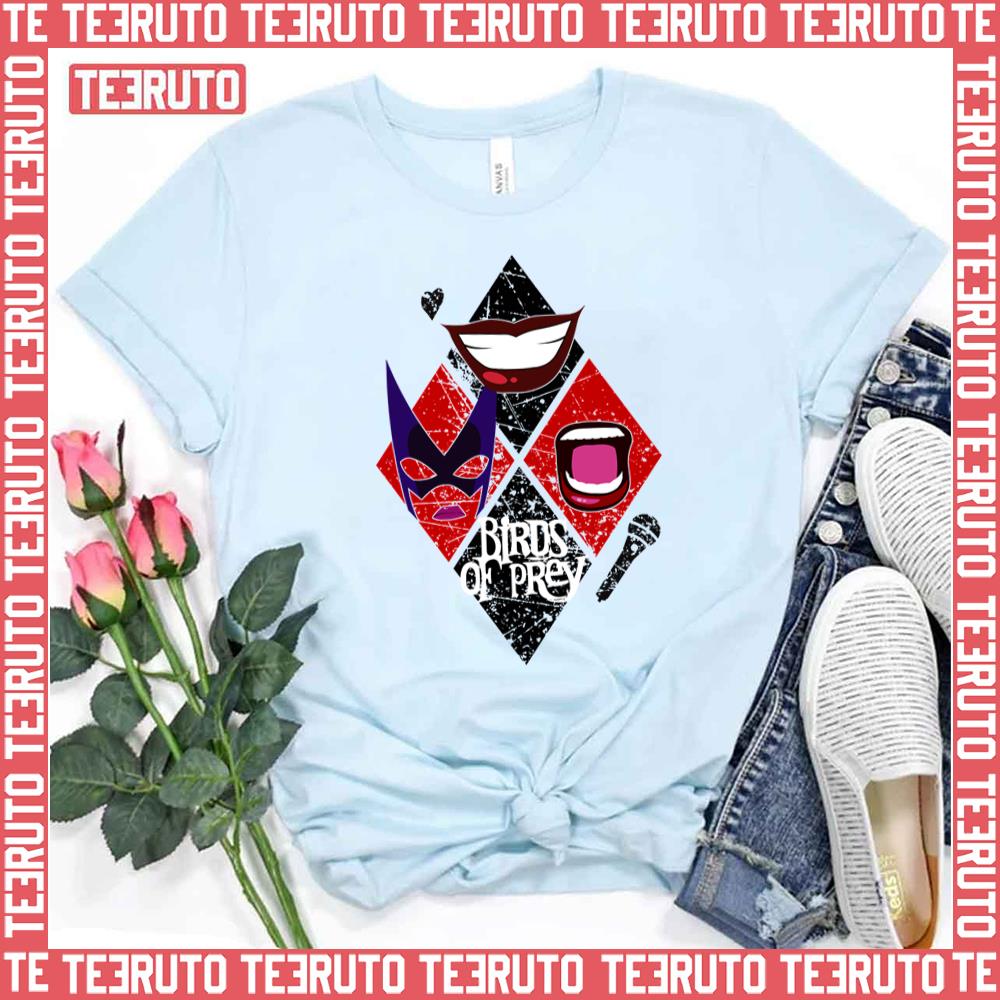 Birds Of Prey Diamond Design Harley Quinn Unisex T-Shirt