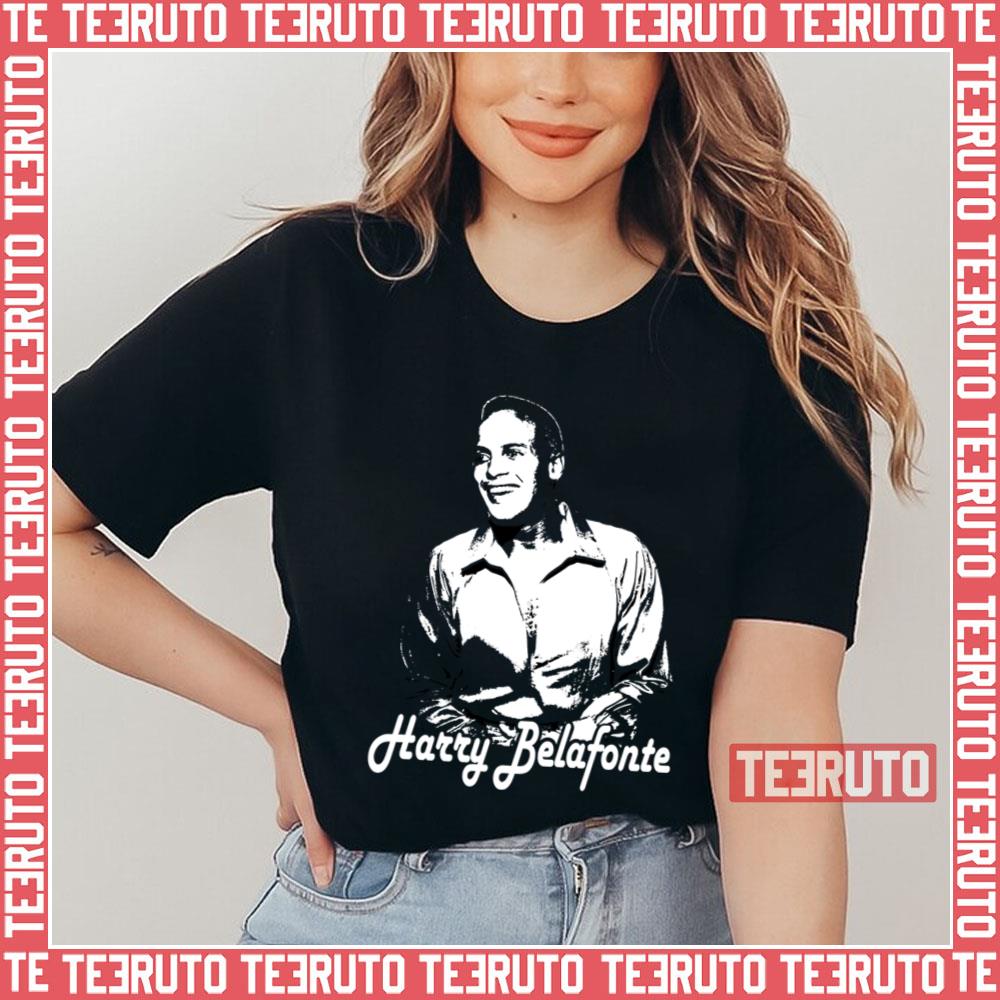 Black And White Art Harry Belafonte Unisex T-Shirt