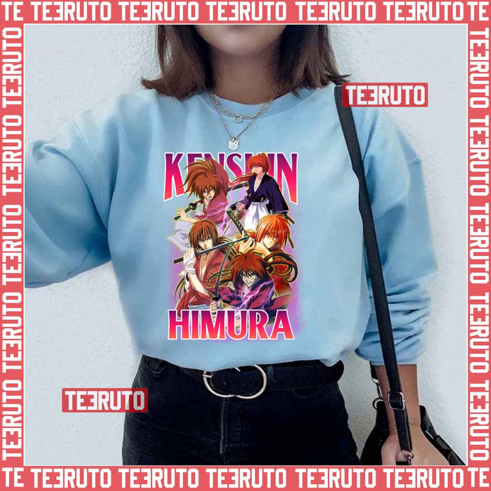 Bootleg Anime Kenshin Himura Rurouni Kenshin Unisex T-Shirt
