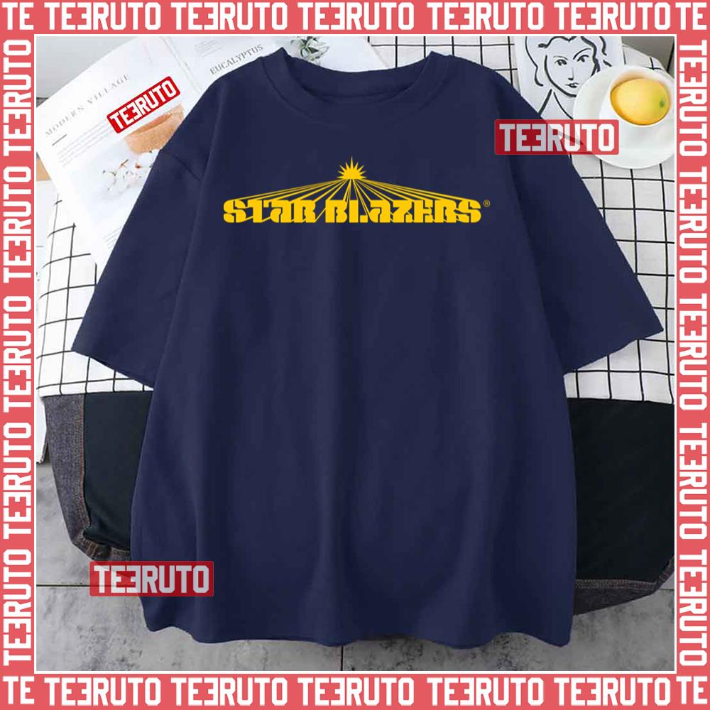 Cartoon Yellow Logo Star Blazers Unisex T-Shirt
