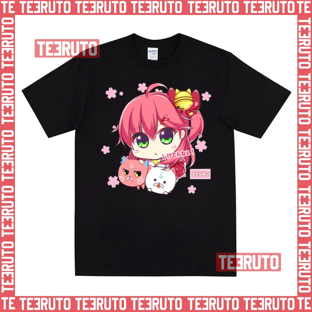 Cats Girl Sakura Miko Hololive Unisex T-Shirt