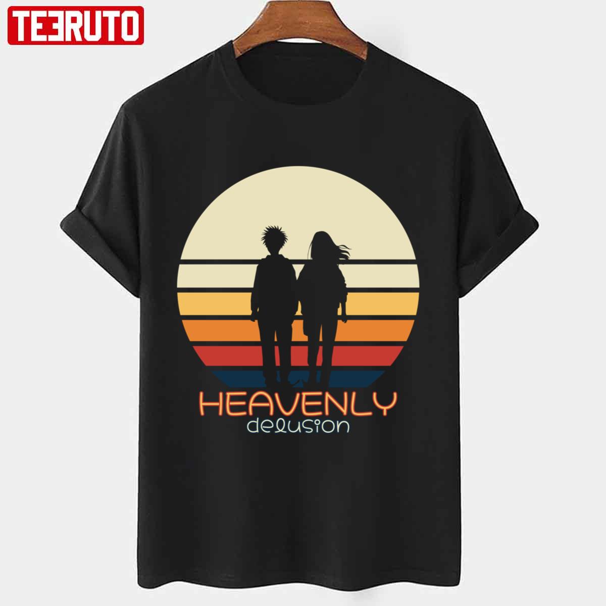 Character Kiruko And Maru In Vintage Sunset Heavenly Delusion Tengoku Daimakyou Anime Unisex T-Shirt