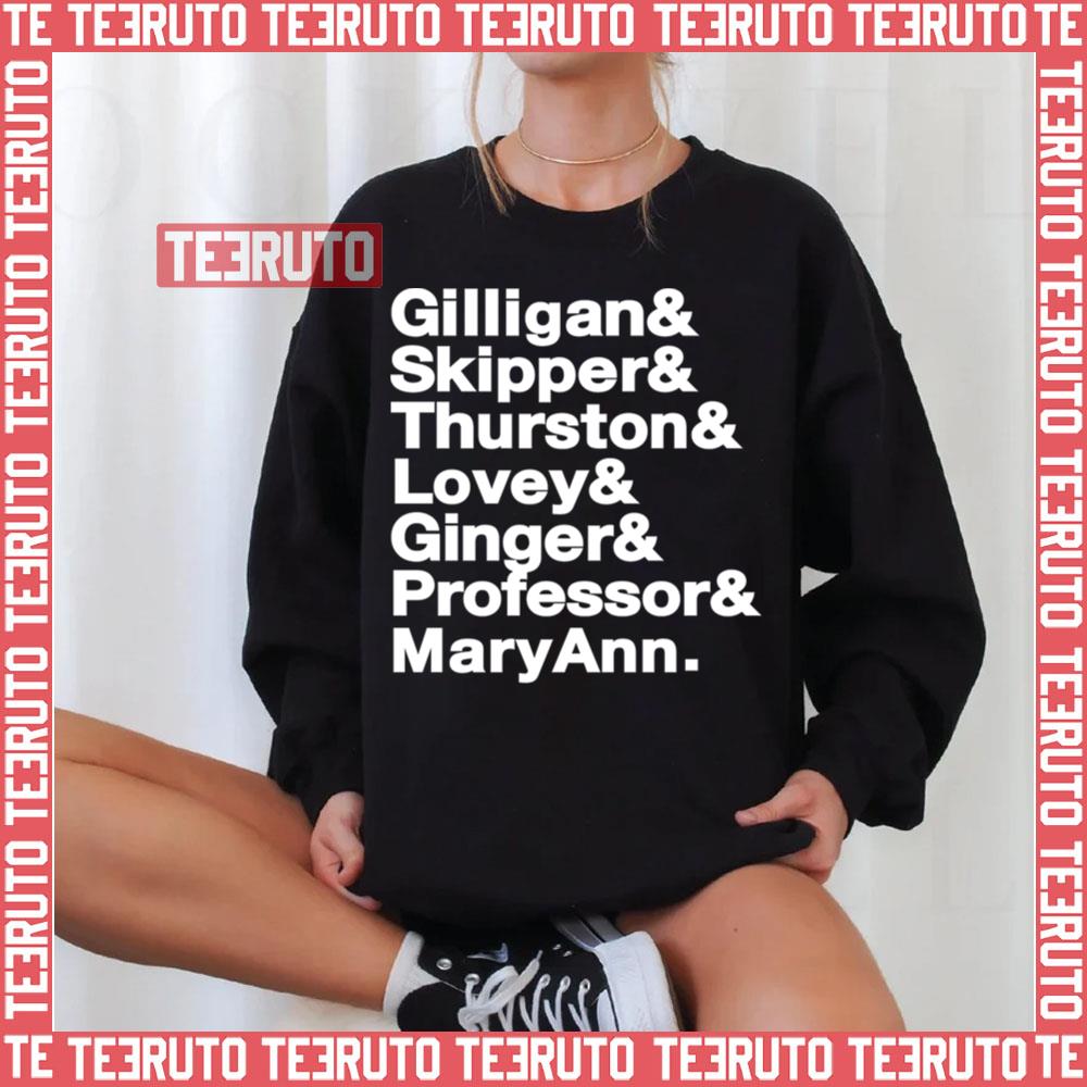 Characters Names In Gilligan’s Island Unisex Sweatshirt