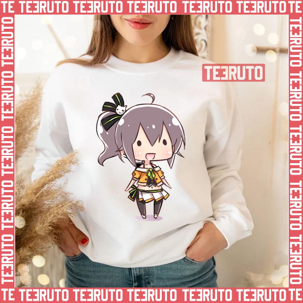 Chibi Anime Girl Hololive Natsuiro Matsuri Unisex Sweatshirt