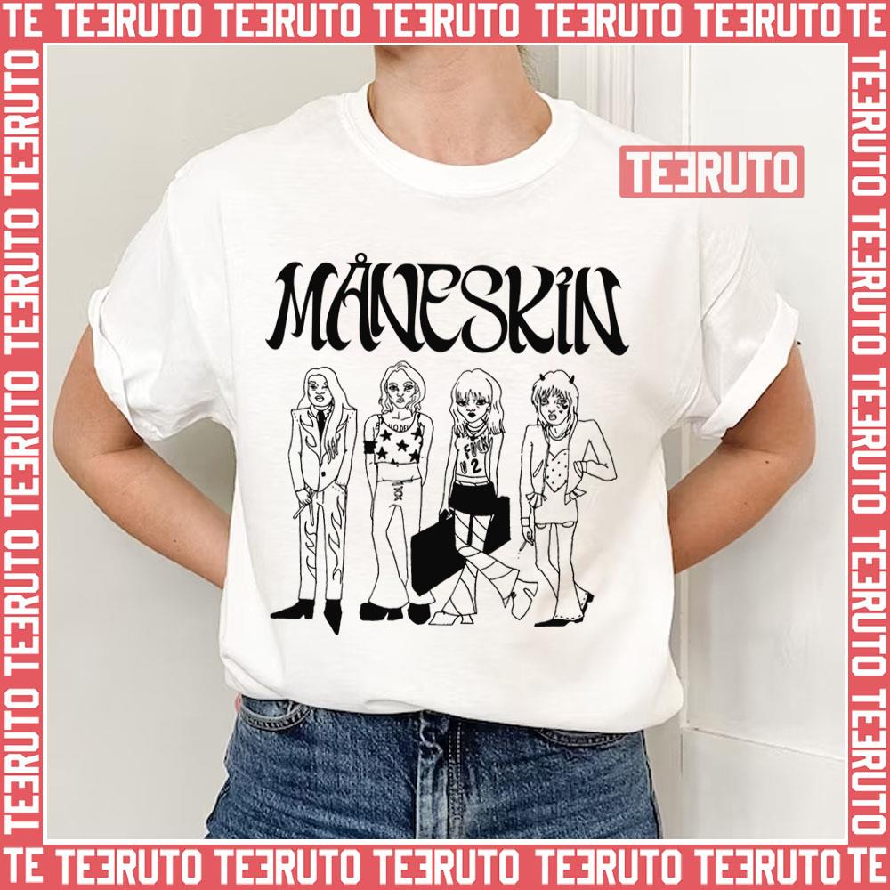 Chibi Maneskin Band Unisex T-Shirt