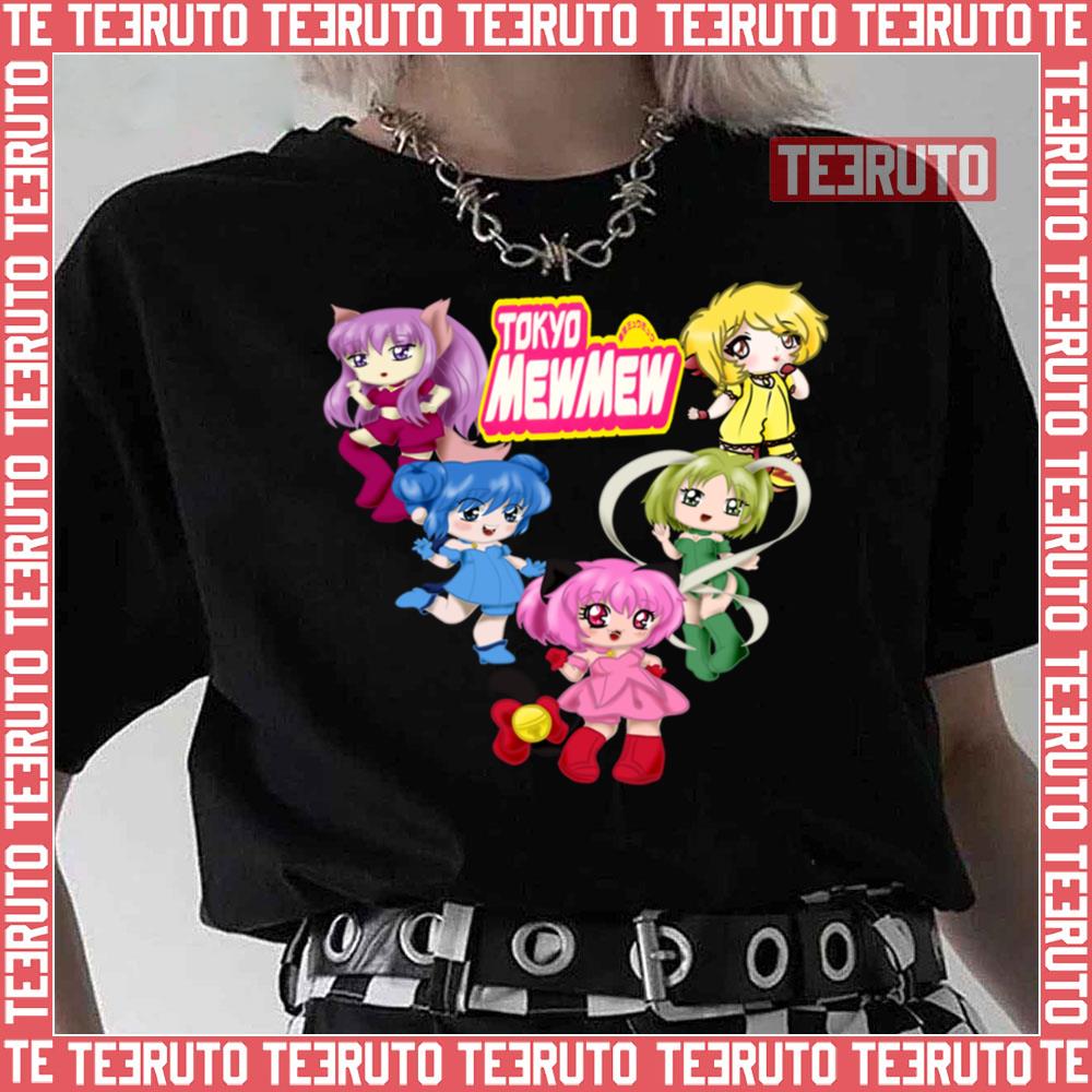 Chibi Tokyo Mew Mew Team Unisex T-Shirt