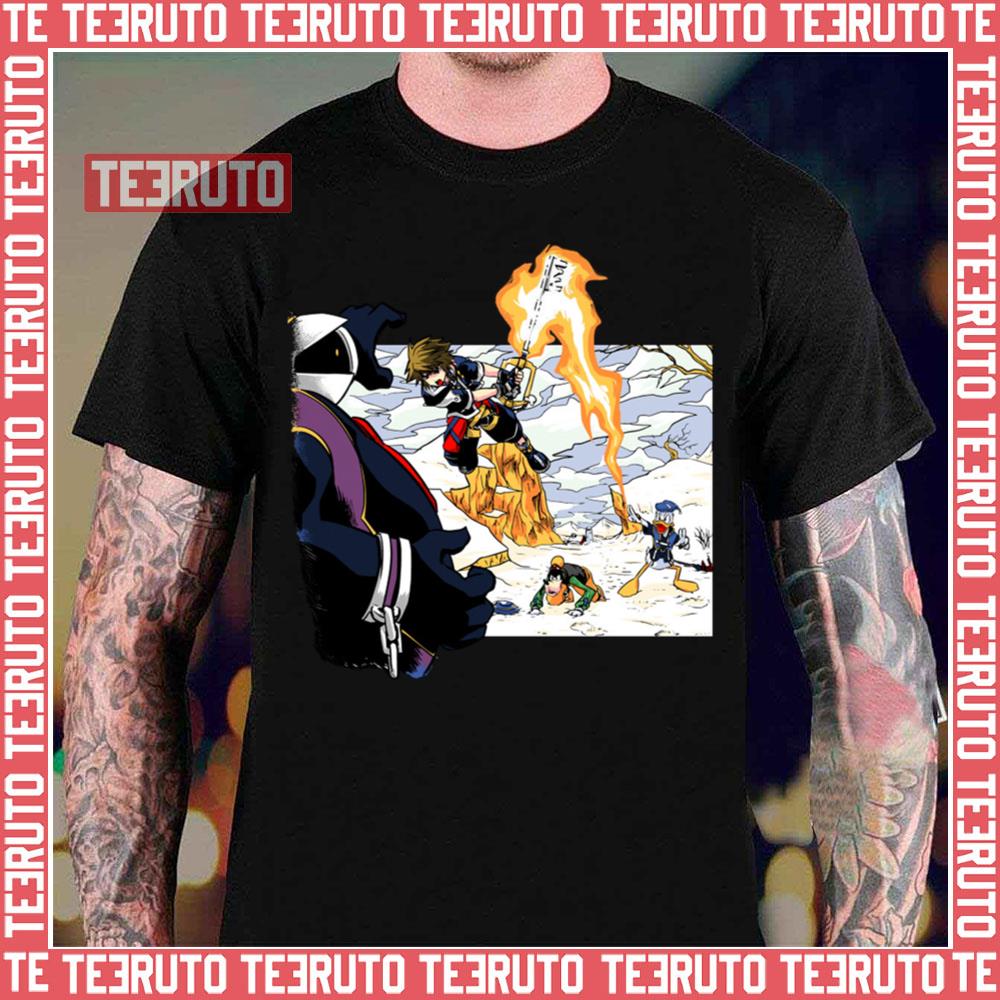 Chrono Hearts Design Kingdom Hearts Unisex T-Shirt