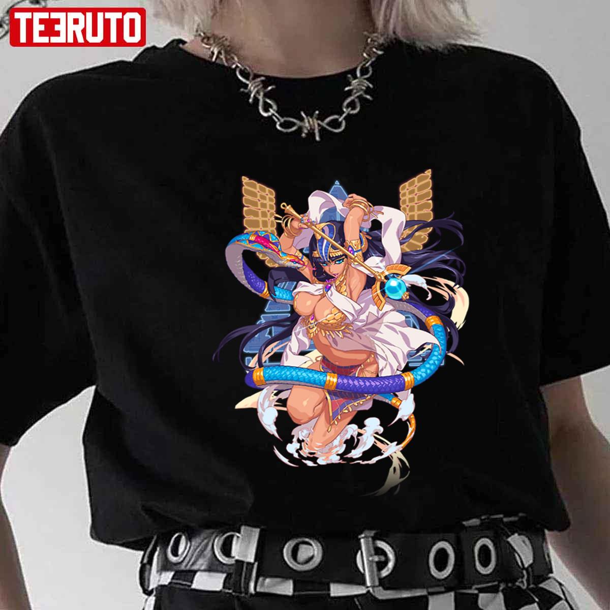 Cleopatra Dan Caesar Mesir Kuno Honkai Impact Unisex T-Shirt