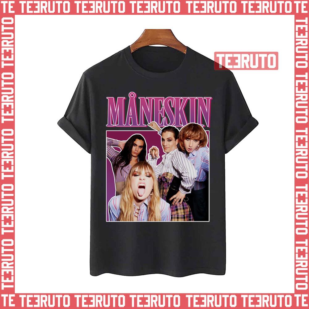 Collage Art Winners Of Eurovision Maneskin Unisex T-Shirt
