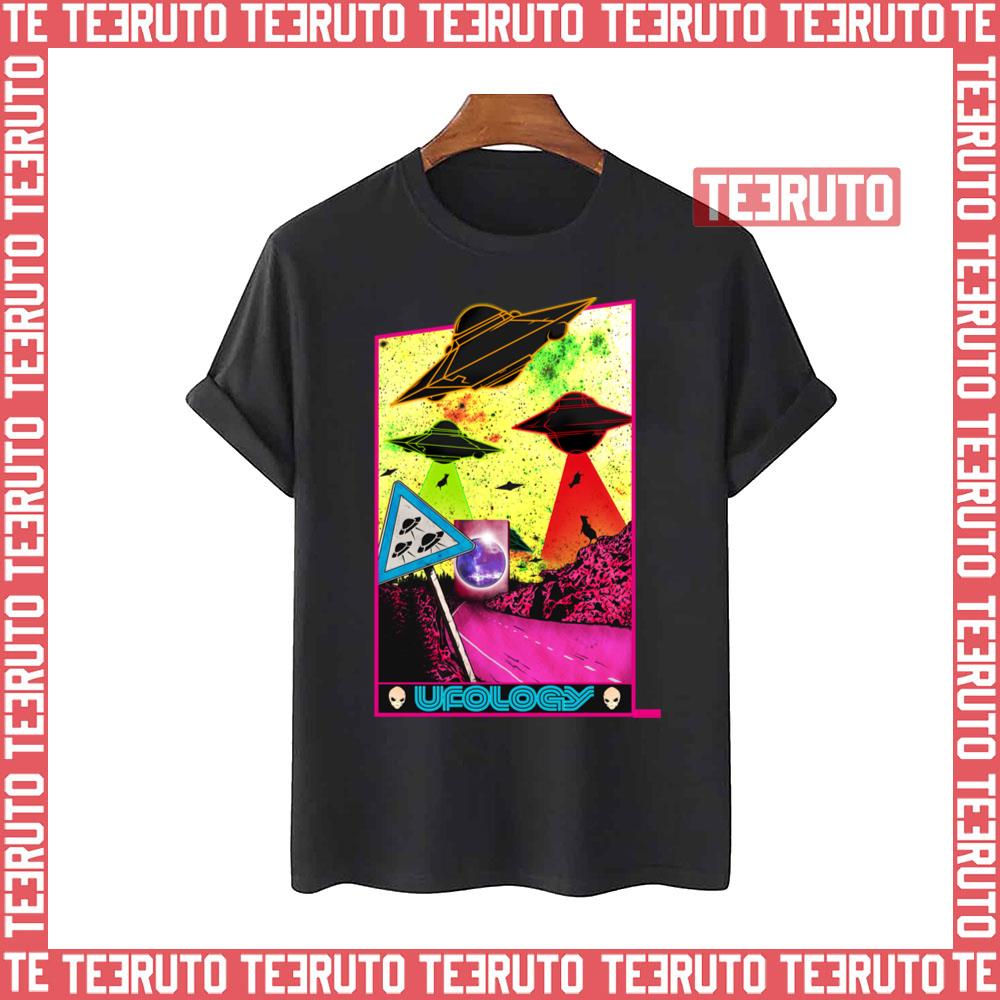 Colored Graphic Alien Ufology Unisex T-Shirt