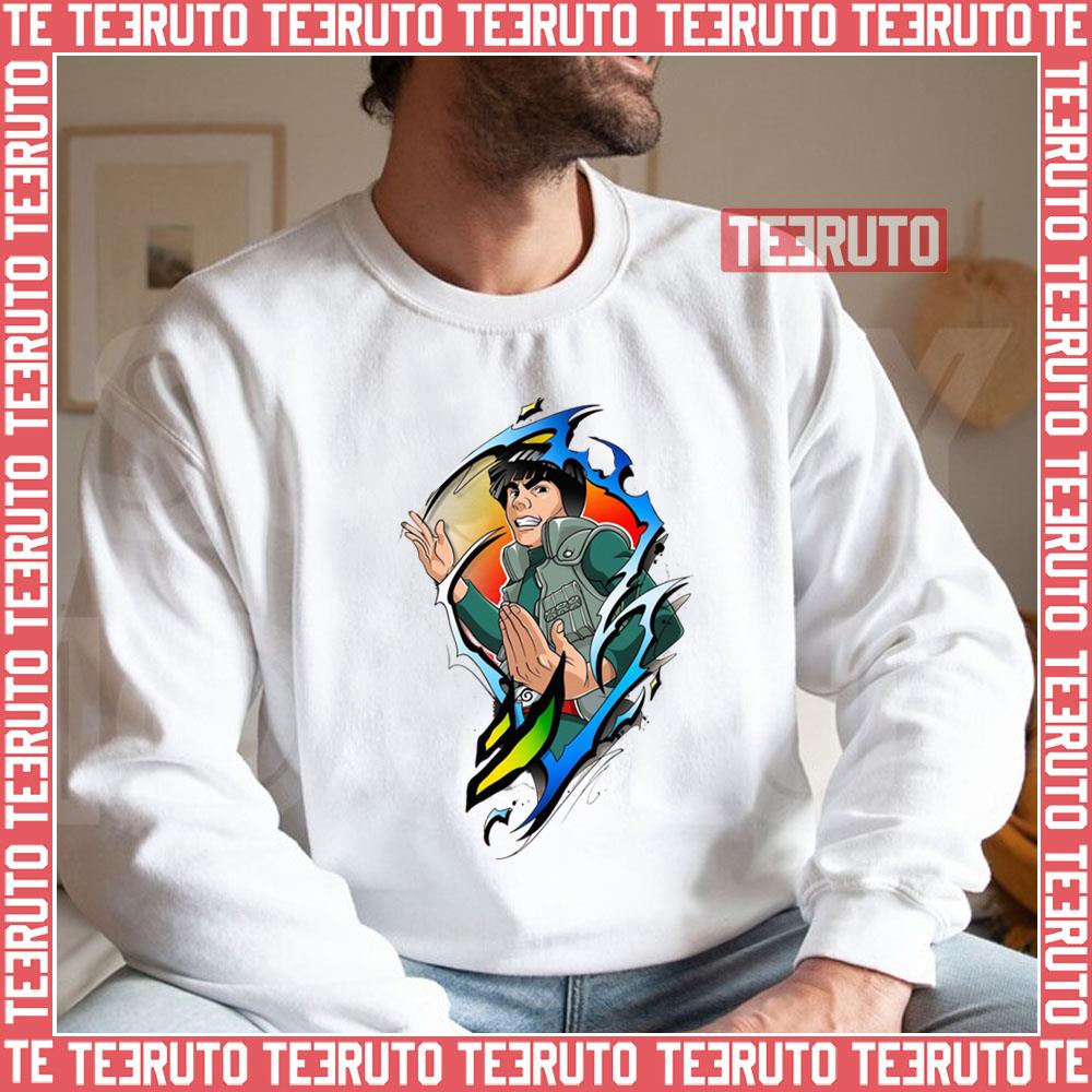 Colored Naruto Shippuden Might Guy Unisex Sweatshirt