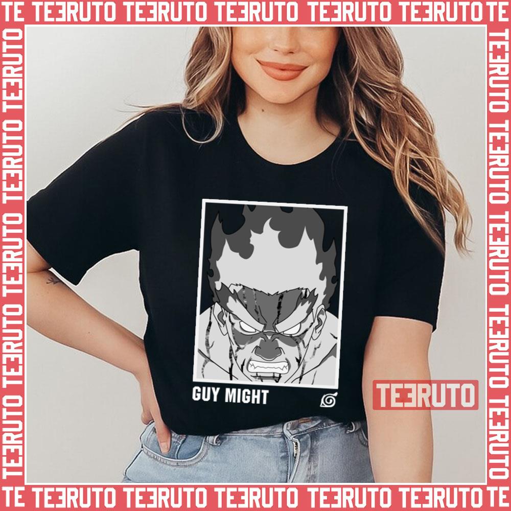 Comic Design Naruto Shippuden Might Guy Unisex T-Shirt