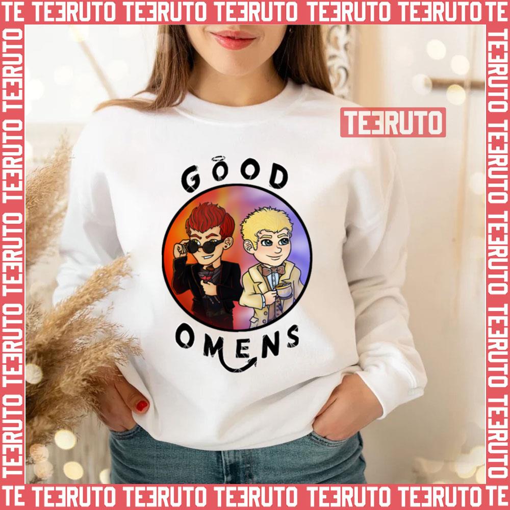 Cute Fanart Good Omens Series Unisex Sweatshirt