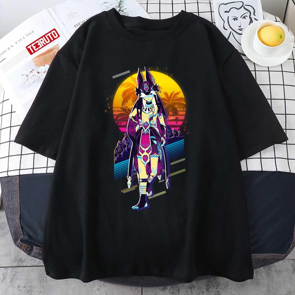 Cyno Genshin Impact 80s Retro Unisex T-shirt
