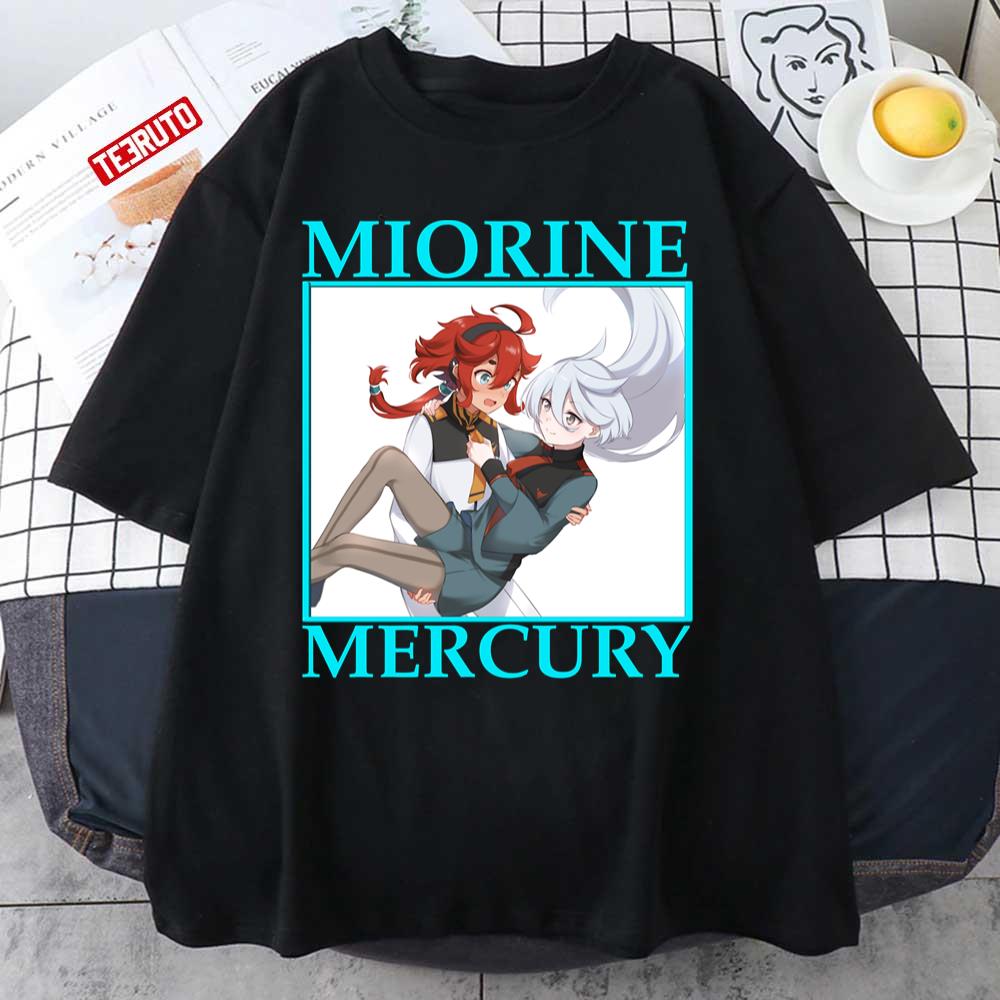 Duo Mercury Suletta And Rembran Miorine Kidou Senshi Gundam Unisex T-Shirt