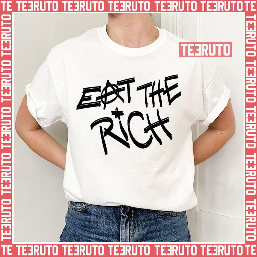 Eat The Rich Text Design Aerosmith Unisex T-Shirt
