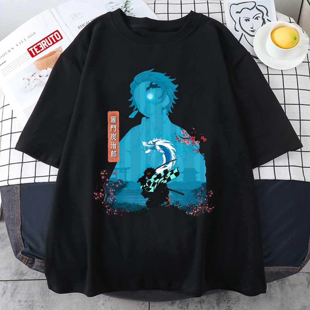 Epic Tanji Demon Slayer Silhouette Art Unisex T-Shirt