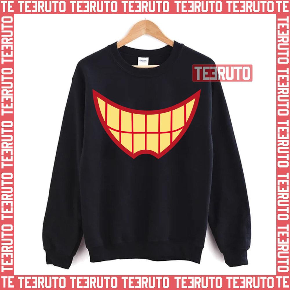 Evil Grin Smiley Mouth Graphic Unisex T-Shirt