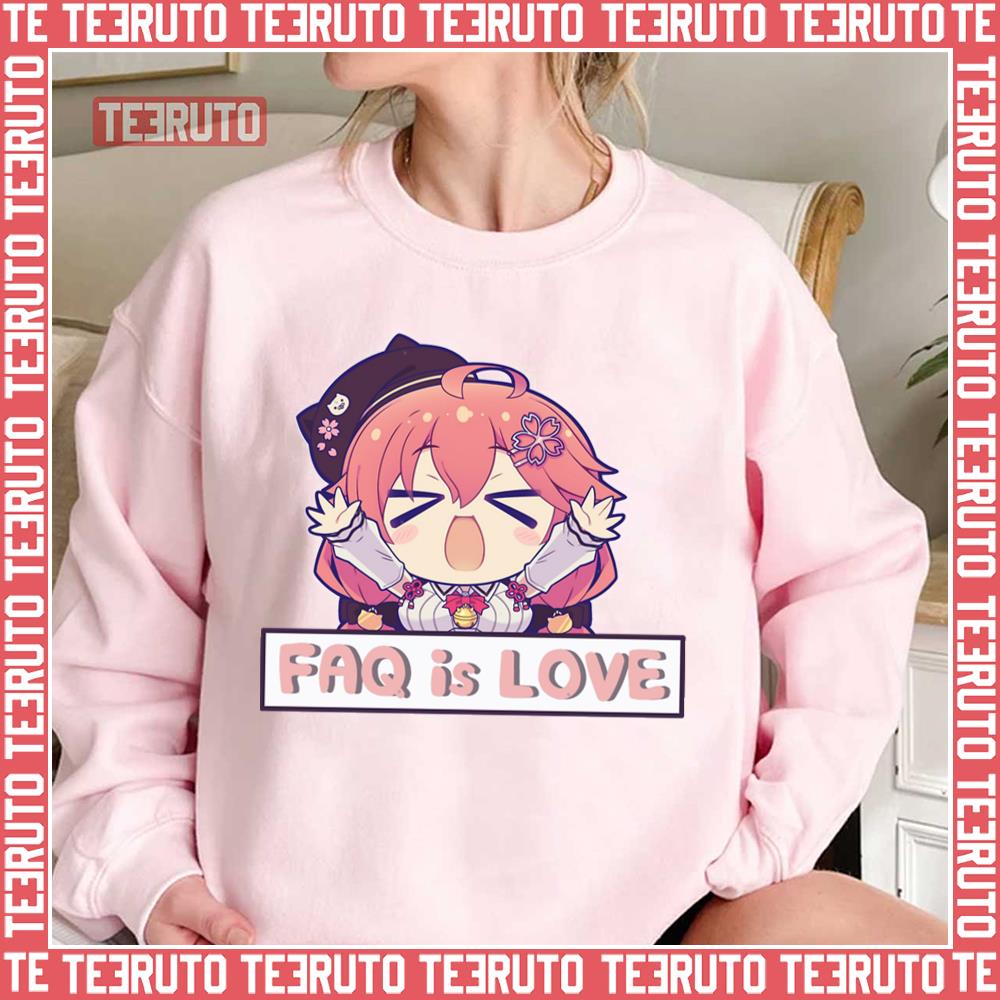 Faq Is Love Hololive Unisex T-Shirt