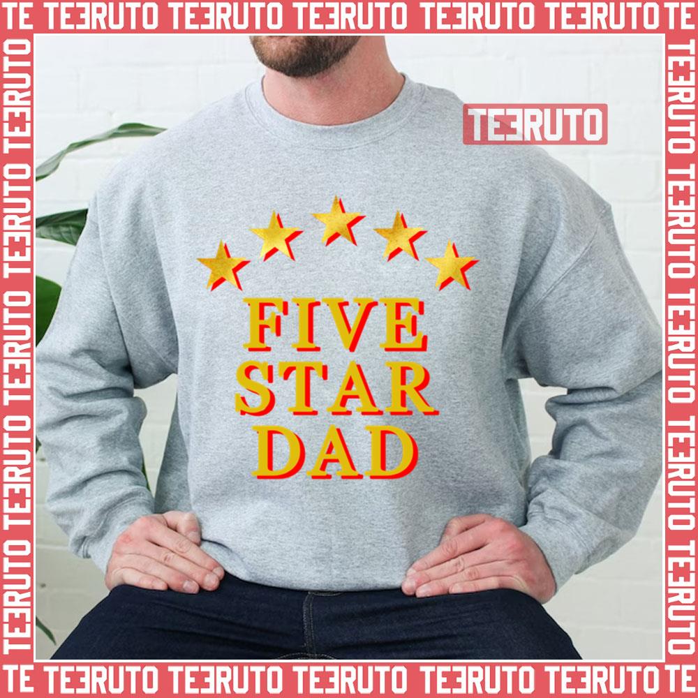 Five Star Dad Fathers Day Unisex Sweatshirt