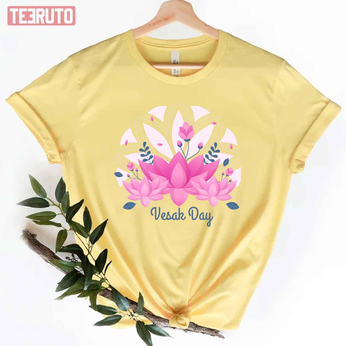 Floral Vesak Day Unisex T-Shirt
