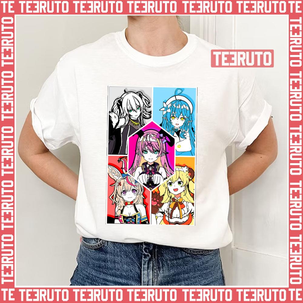 Generation 5 Holofive Hololive Unisex T-Shirt - Teeruto