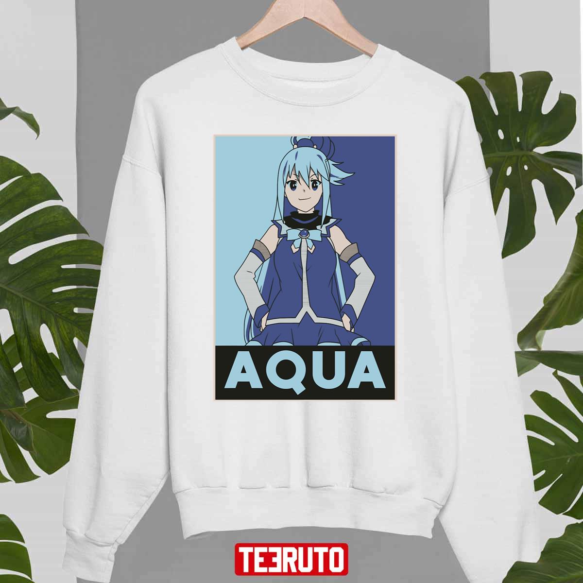 Gift Idea Aqua Konosuba Konosuba Aqua Konosuba Unisex T-shirt
