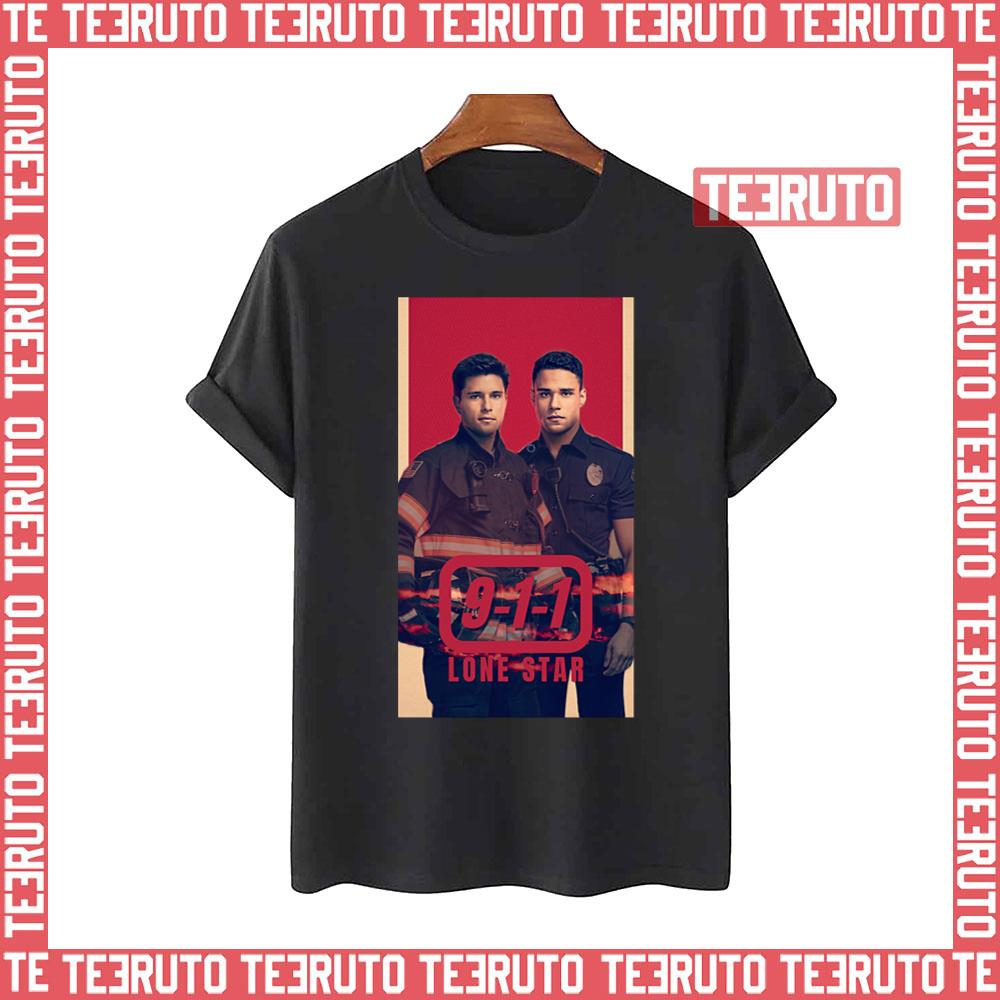 Graphic Tarlos Red 911 Lone Star Unisex T-Shirt