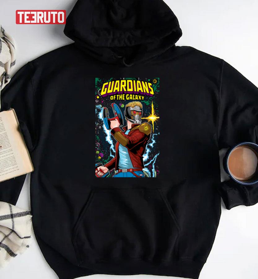 Guardians Of The Galaxy Star Lord Retro Comic Unisex T-Shirt