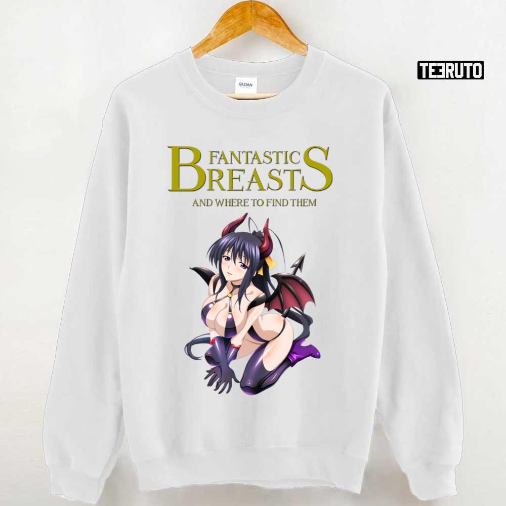High School Dxd Akeno Himejima Fantastic Breast Oppai Sexy Style Unisex T-shirt