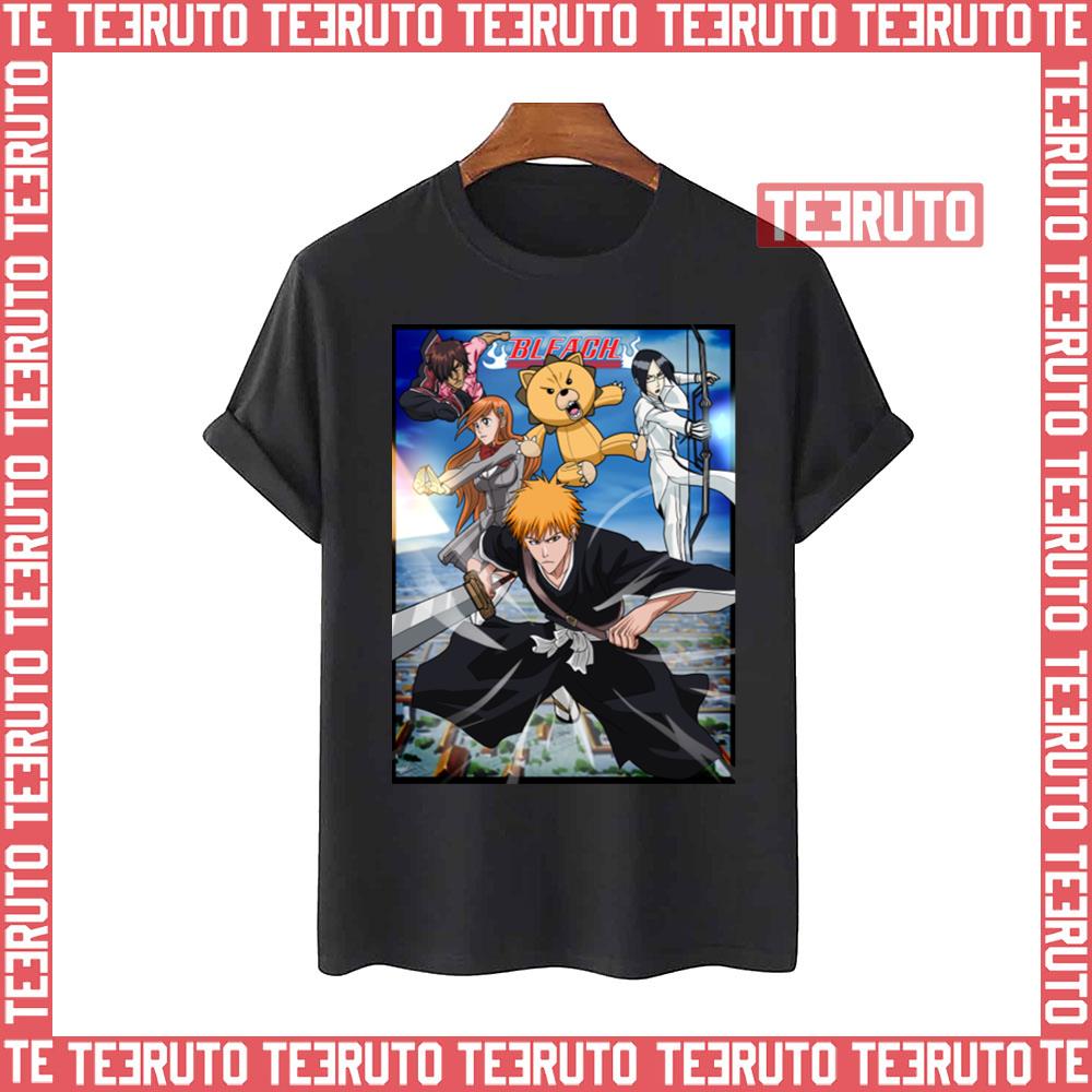Ichigo And Friends Bleach Anime Unisex T-Shirt