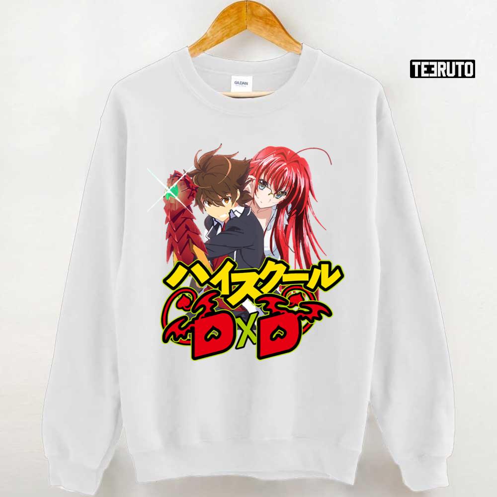 Issei Hyoudou And Rias Gremory Favorite Couple Artwork High School Dxd Unisex T-shirt