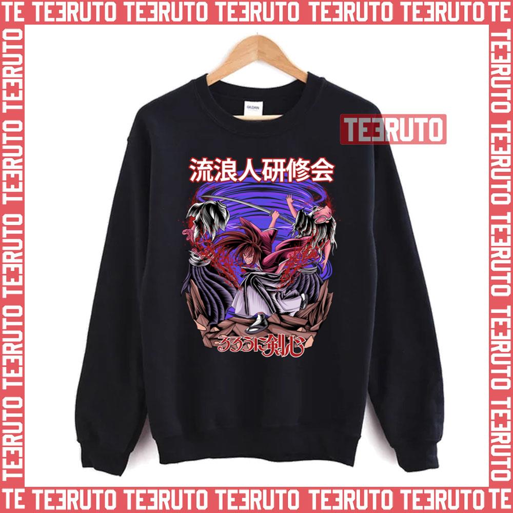 Japanese Manga Art Rurouni Kenshin Samurai X Unisex T-Shirt