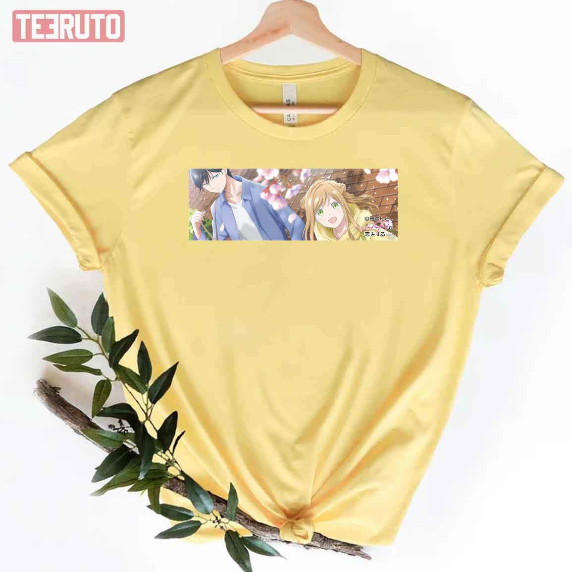 Japanese Shonen Manga My Love Story With Yamada Kun Banner Style Unisex T-Shirt