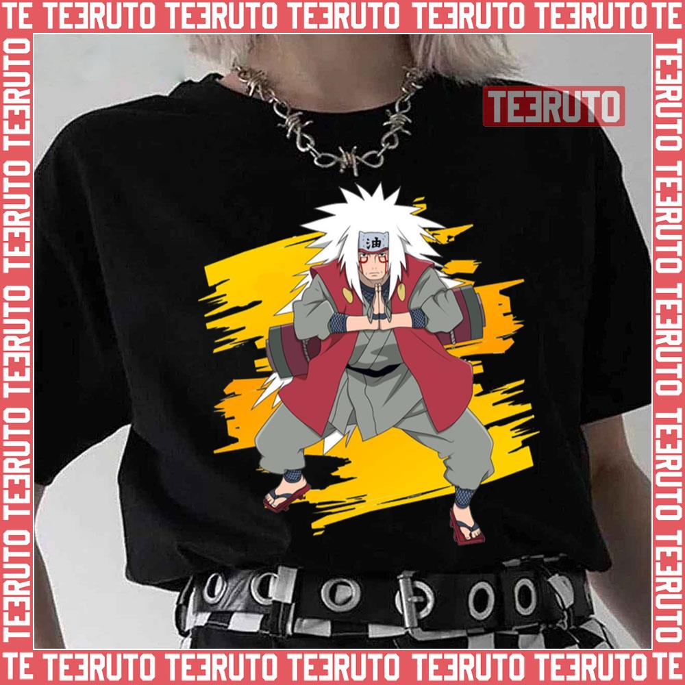 Jiraiya Yellow Graphic Naruto Shippuden Unisex T-Shirt