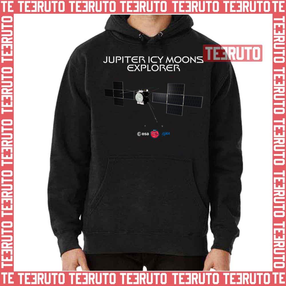 Juice Mission 2023 By Esa And Jaxa Show Your Support For Jupiter Icy Moons Space Cases Unisex T-Shirt
