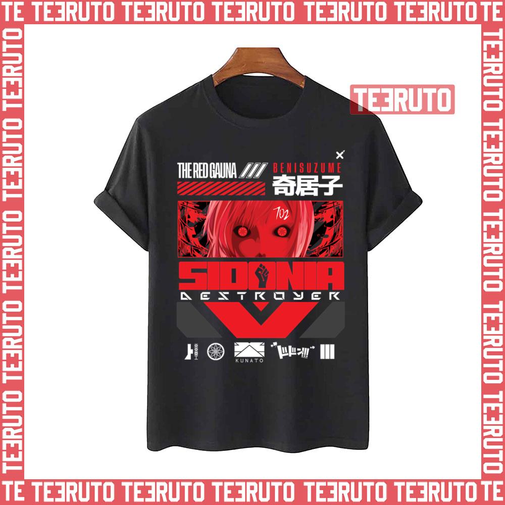 Knights Of Sidonia The Red Gauna Destroyer Vector Design Long Unisex T-Shirt