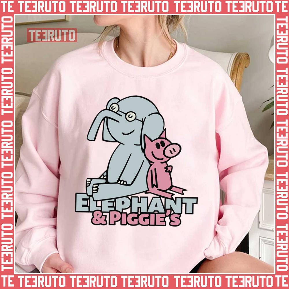 Logo Design Elephant And Piggie Unisex T-Shirt