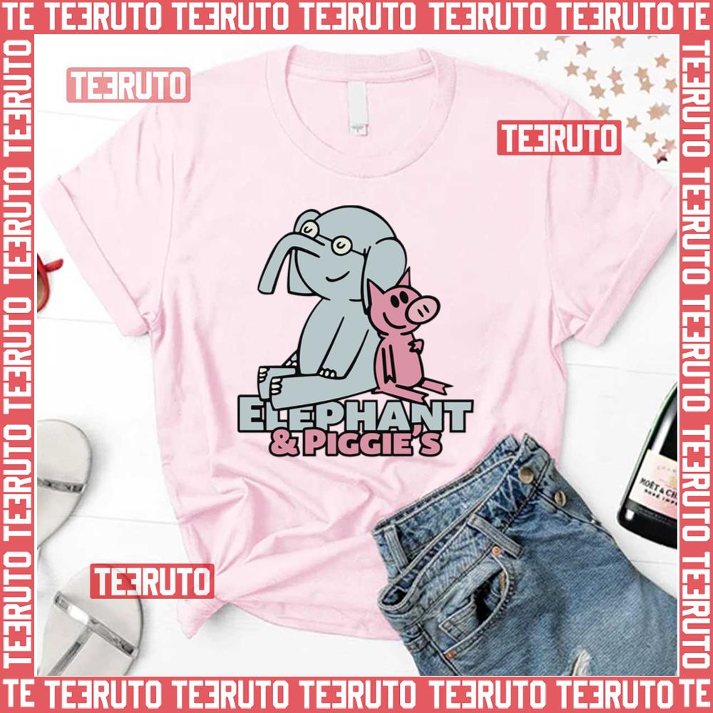 Logo Design Elephant And Piggie Unisex T-Shirt