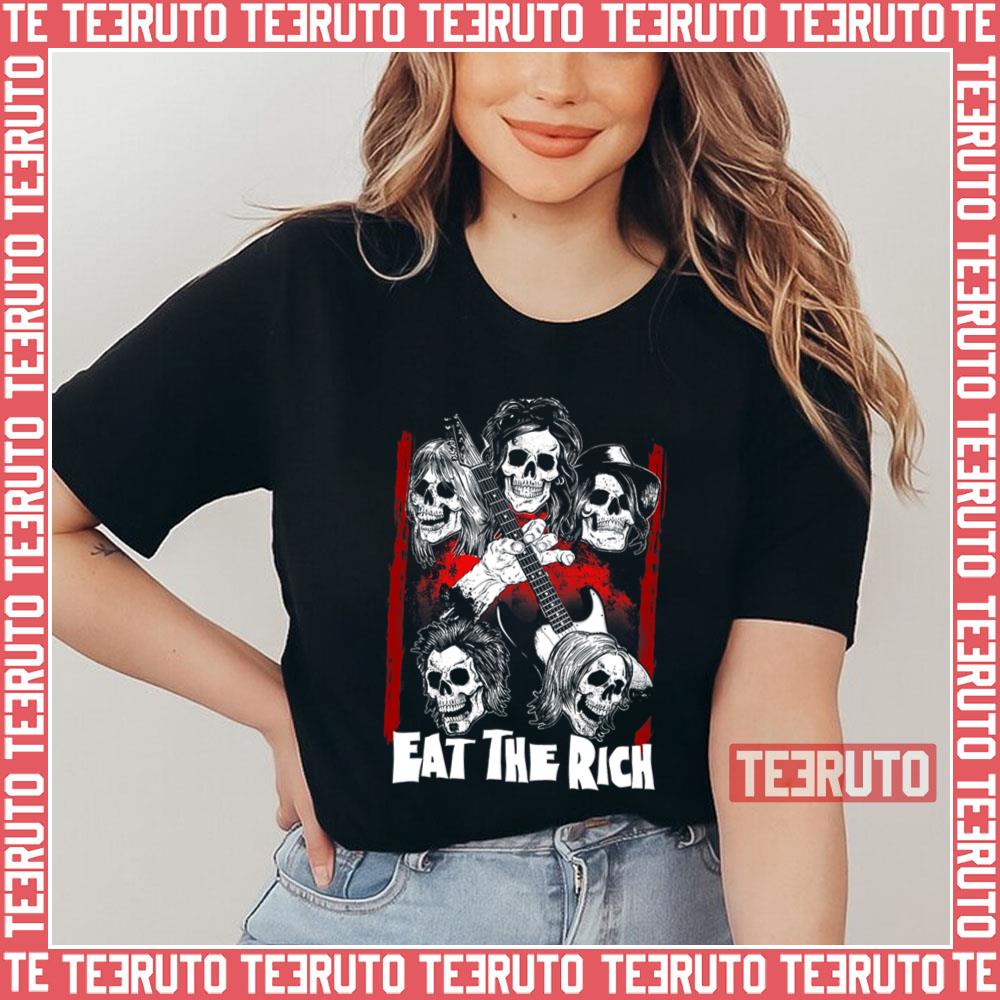 Mens Aero Eat The Rich Aerosmith Unisex T-Shirt