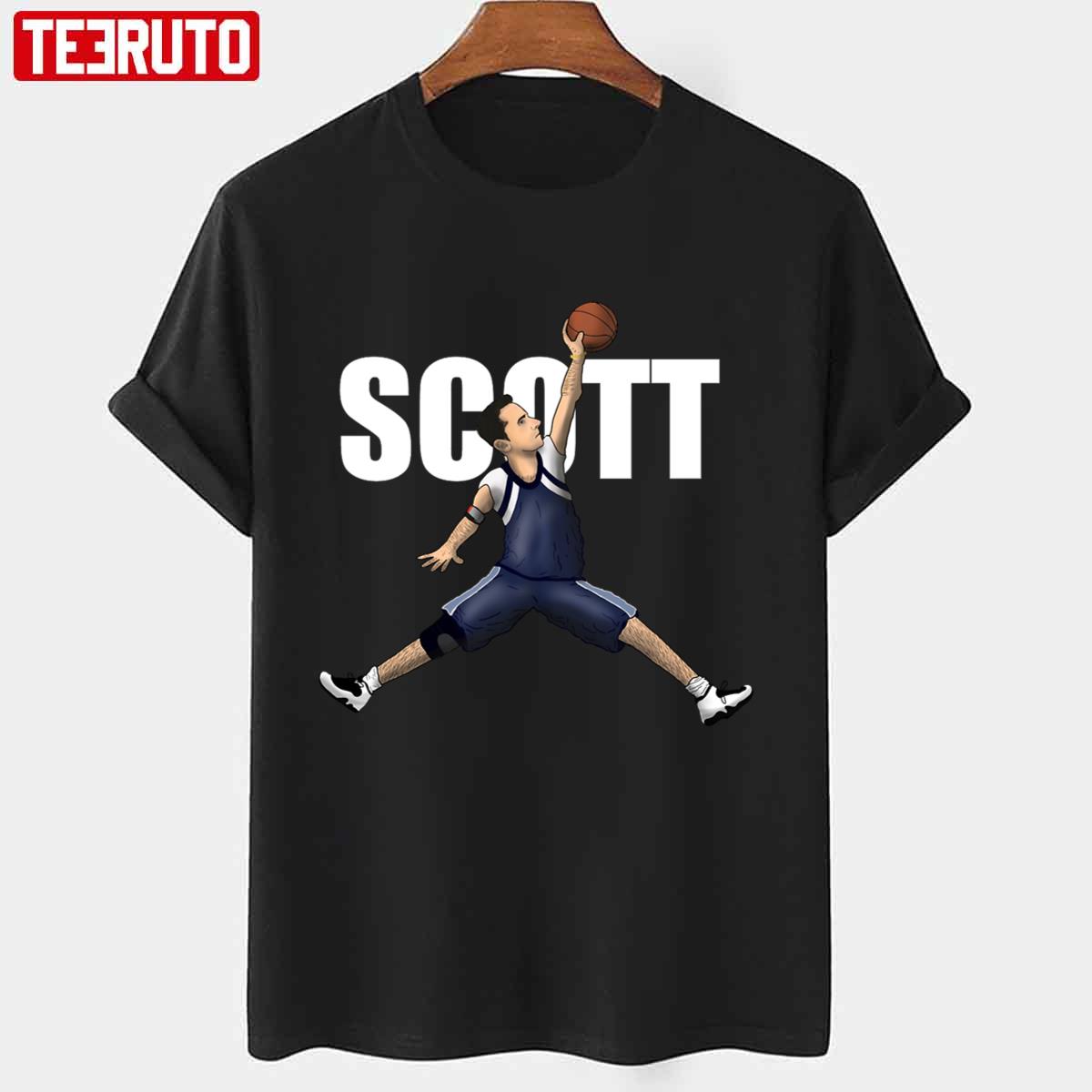 Michael Scott Basketball Air Jordan Logo Inspired Unisex T-Shirt