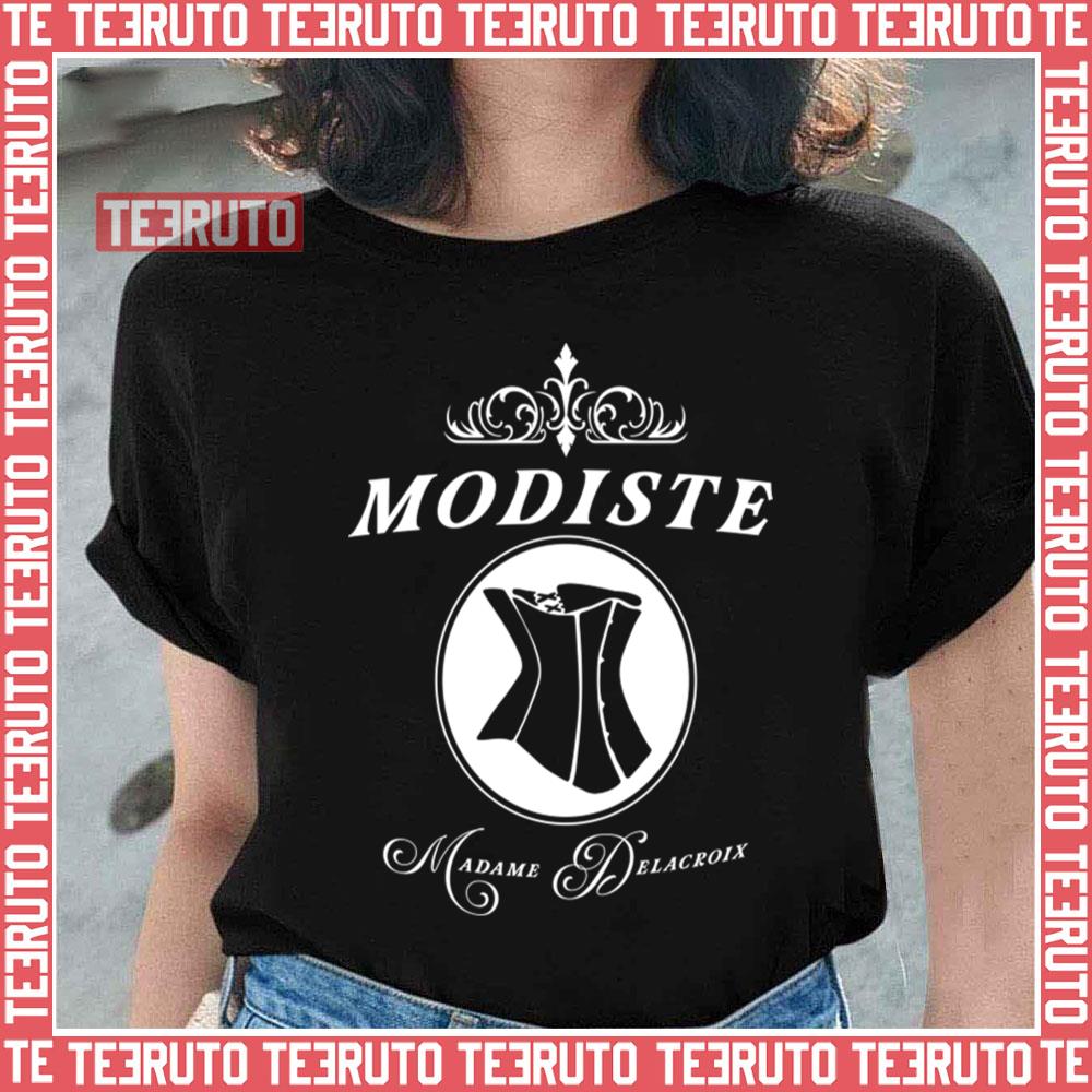 Modiste Corset Design Madame Delacroix Couturier To Bridgerton Society Unisex Sweatshirt