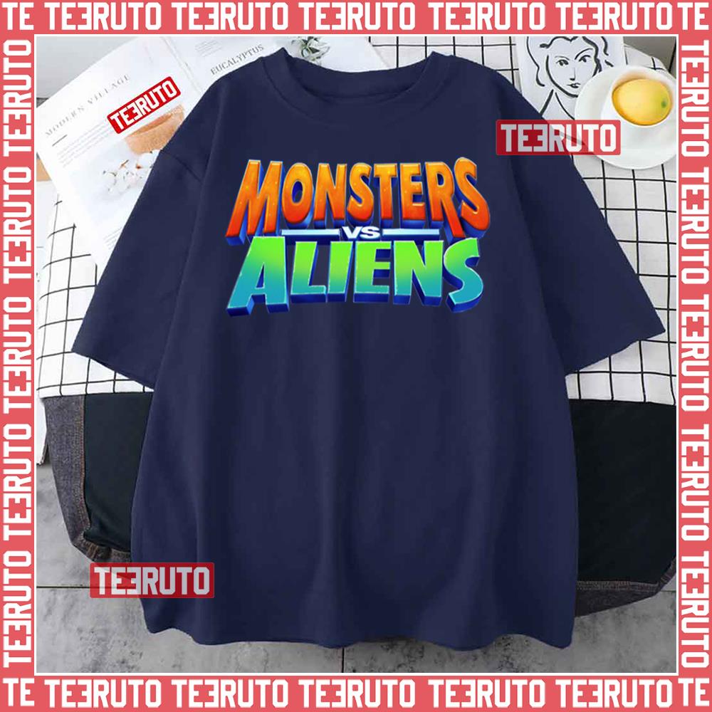 Monsters Vs Aliens Logo Unisex T-Shirt