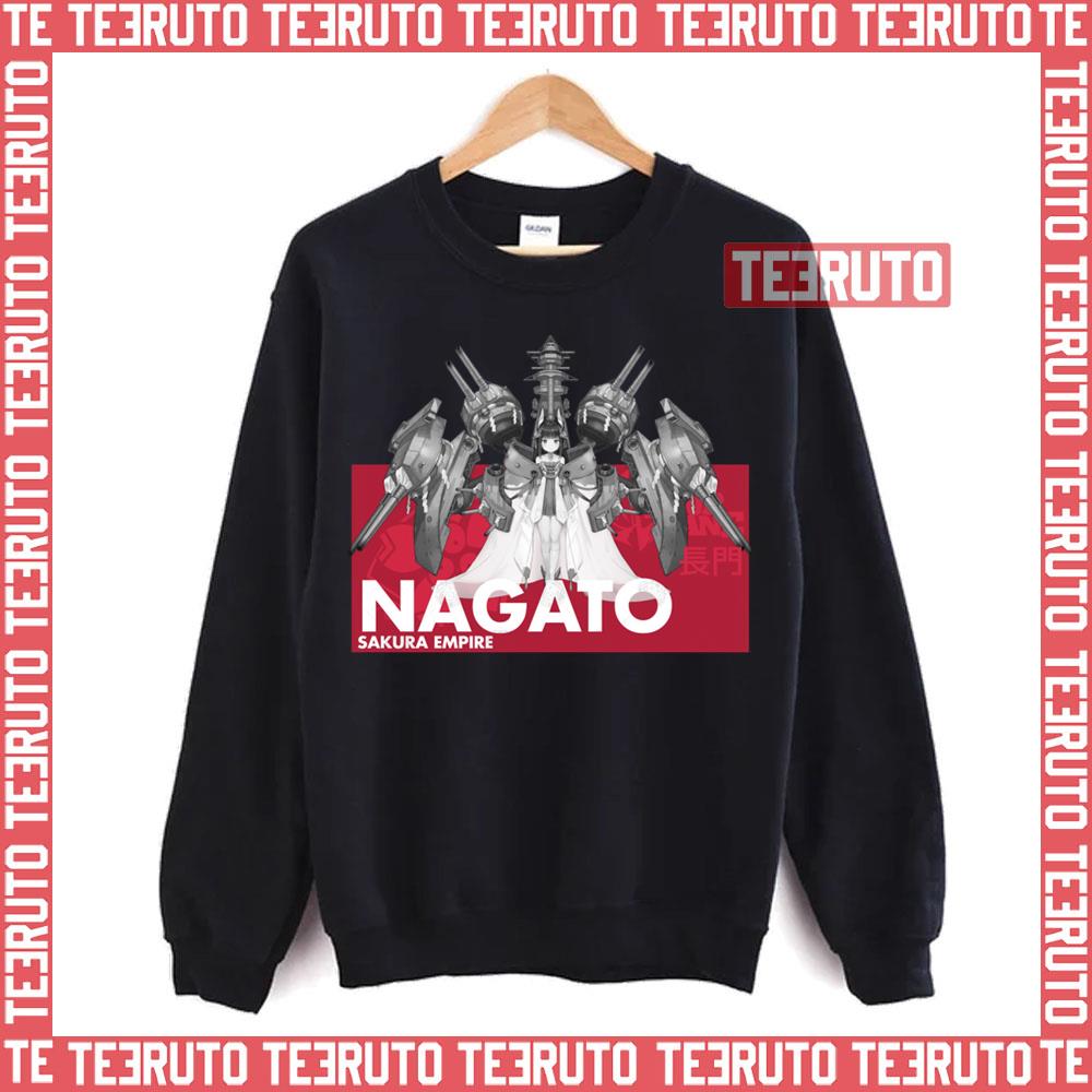 Nagato Azur Lane Typography 4 Naruto Shippuden Unisex Sweatshirt