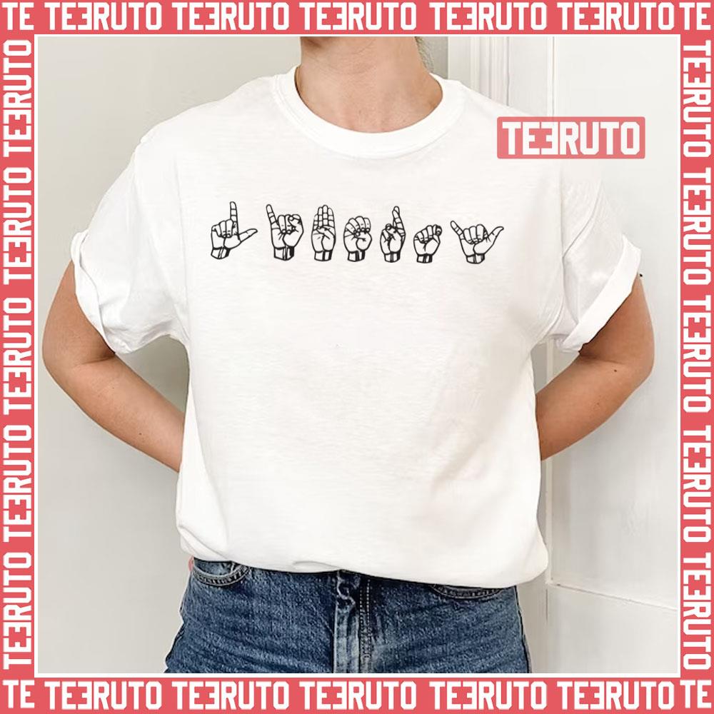 Name Hand Sign Language Asl Gift Liberty Unisex T-Shirt