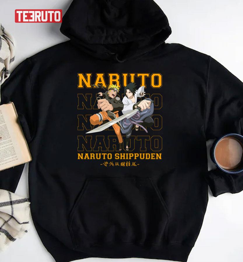 Naruto And Sasuke Fighting Scene Naruto Shippuden Unisex T-Shirt
