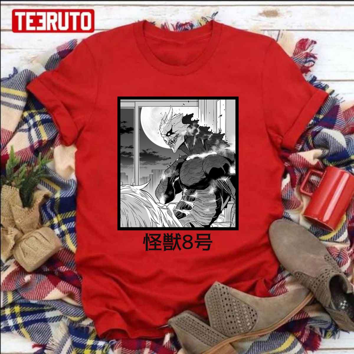 Night Kaiju No8 In Japanese Unisex T-Shirt